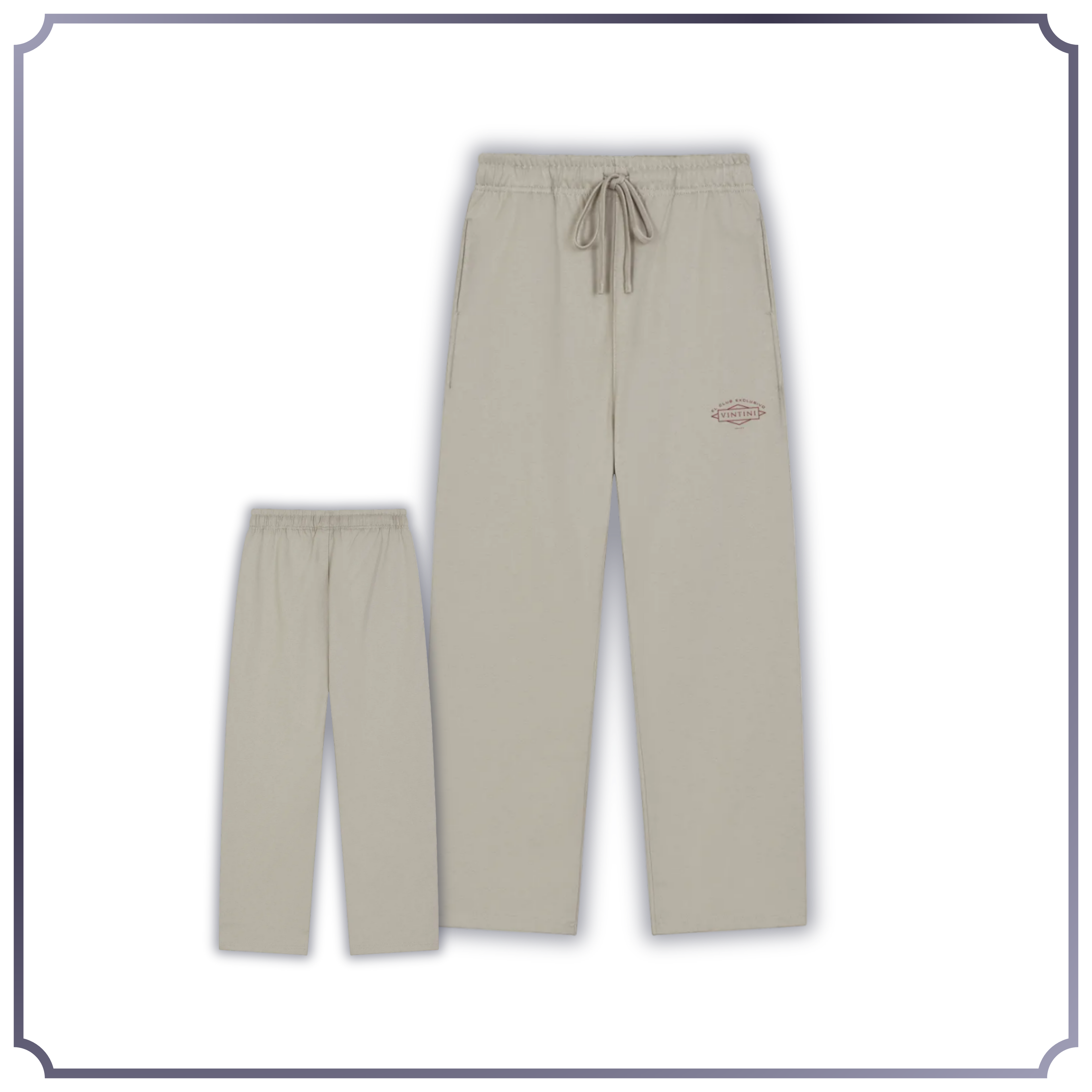 Club Heavyweight Straight-Leg Joggers {BEIGE}