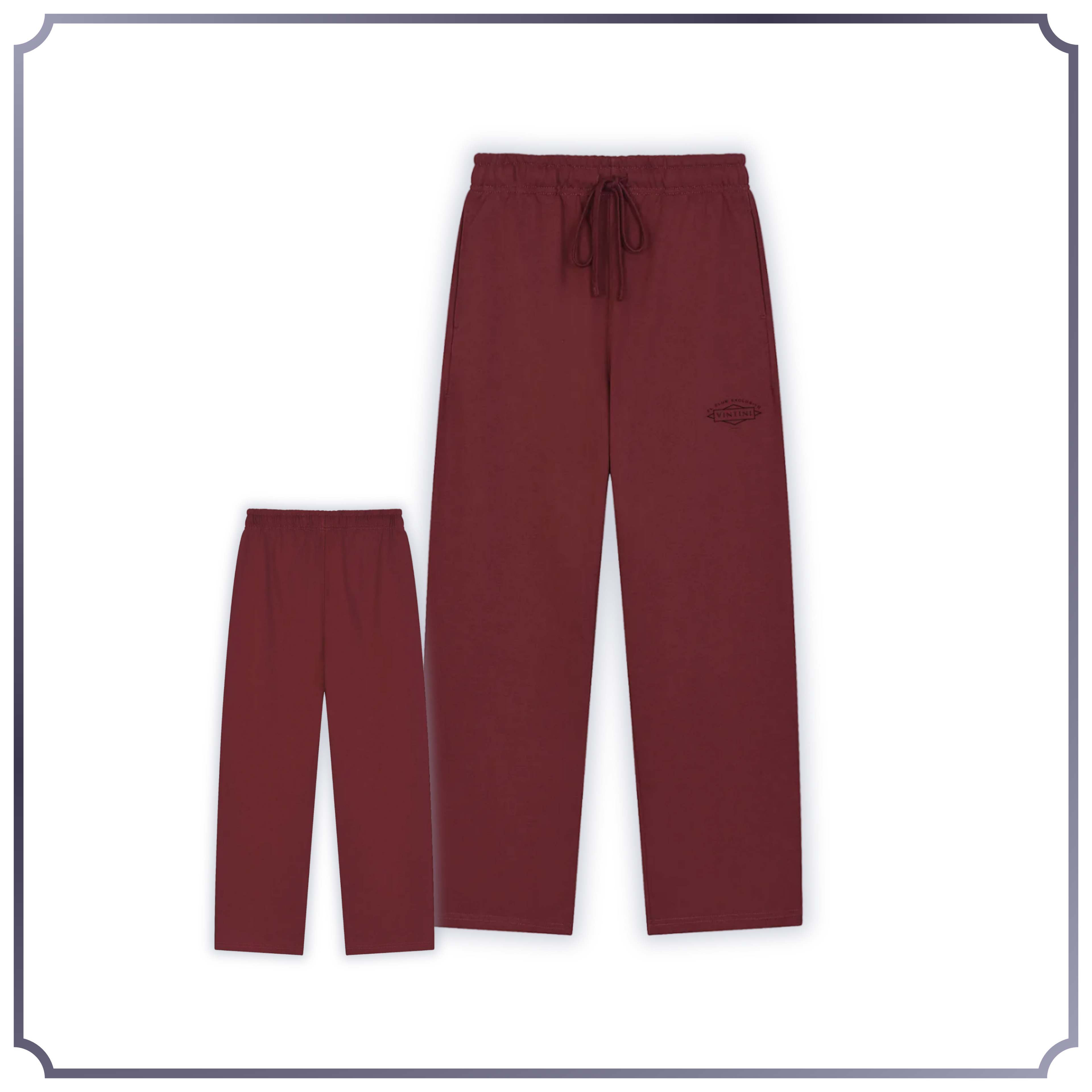 Club Heavyweight Straight-Leg Joggers {ROJO}
