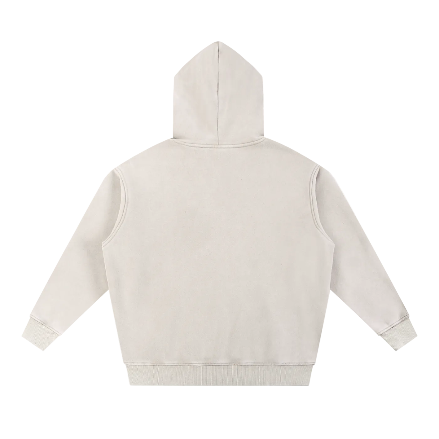 Sports Snow-Wash Oversize Fleece Hoodie [CHERRY]