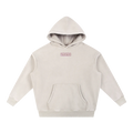 Sports Snow-Wash Oversize Fleece Hoodie [CHERRY]